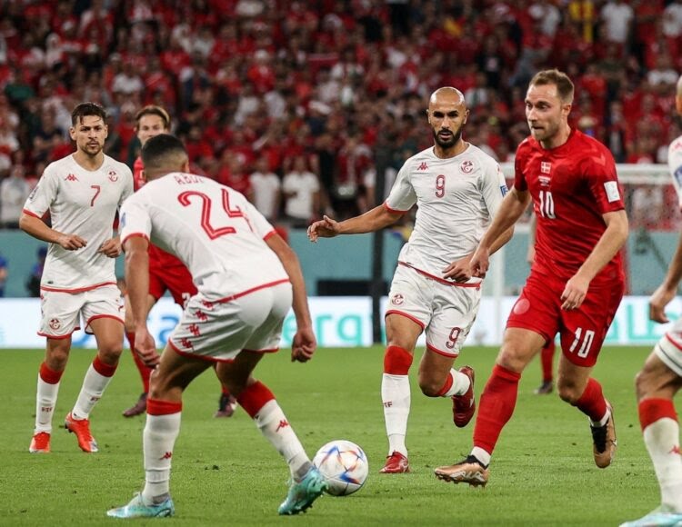 Denmark diredam Tunisia pada laga perdana Grup D Piala Dunia 2022 yang berakhir imbang 0-0 di Education City Stadium, Al Rayyan.