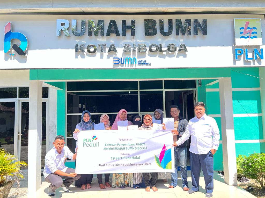 Mitra binaan Rumah BUMN Sibolga resmi mengantongi 19 sertifikat halal dari BPJPH setelah sebelumnya mendapatkan ketetapan halal dari MUI.