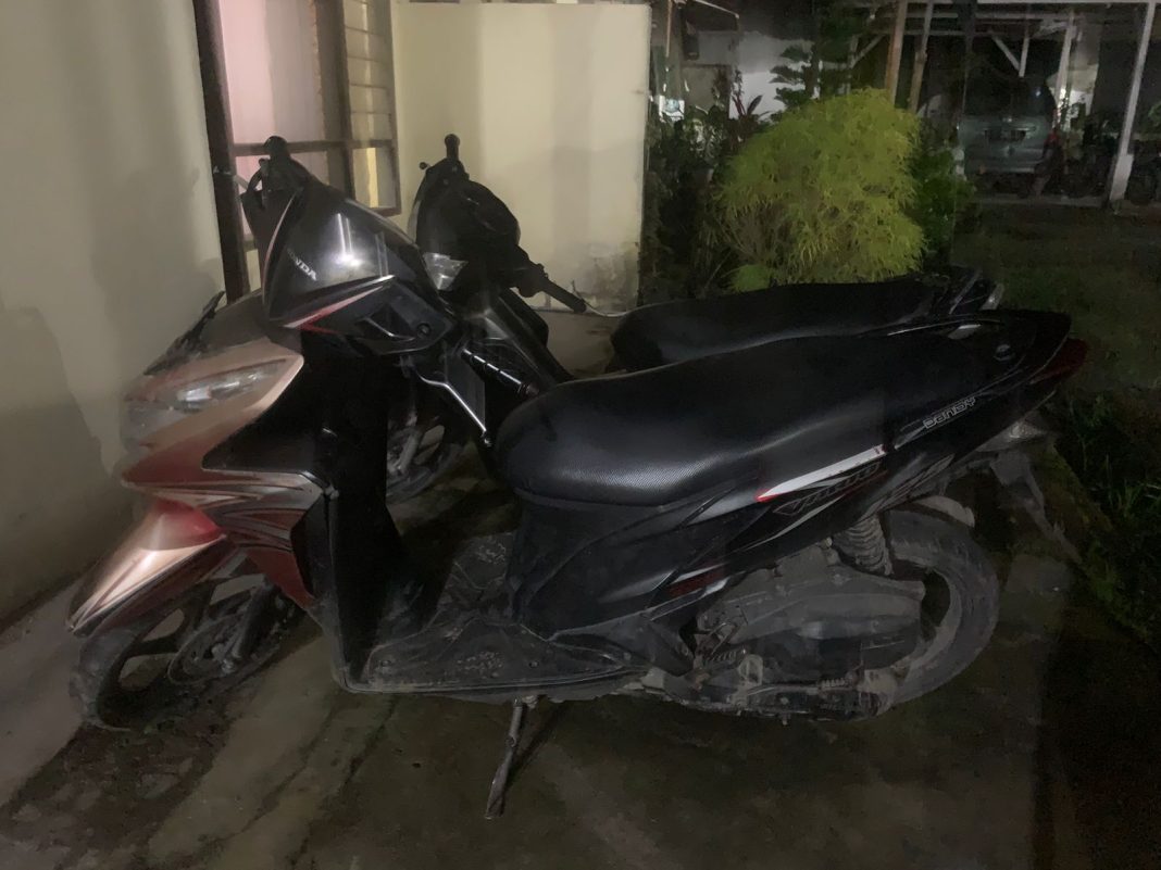 Dua unit sepeda motor sebagai barang bukti curanmor telah diamankan Polisi.