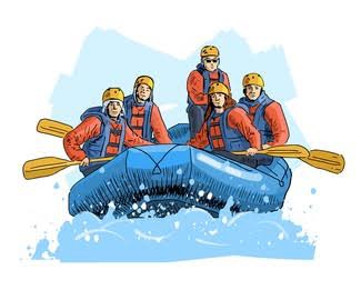 Ilustrasi Arung Jeram