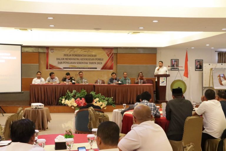 Wakil Bupati Sergai H Adlin Umar Yusri Tambunan ST MSP didapuk sebagai narasumber dalam diskusi bertajuk “Peran Pemerintah Daerah dalam Mendukung Kesuksesan Pemilu dan Pemilihan Serentak Tahun 2024”, yang dilaksanakan di Aula Theme Park Pantai Cermin.