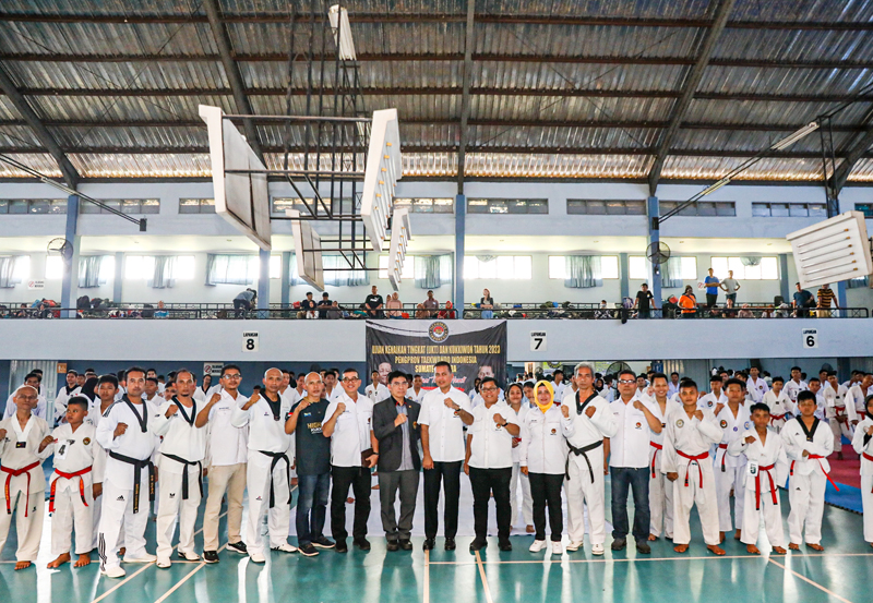 Wakil Gubernur Sumut Musa Rajekshah apresiasi langkah tersebut saat membuka acara UKT DAN Kukkiwon 2023 Pengprov Taekwondo Indonesia yang digelar di GOR Cemara Asri.