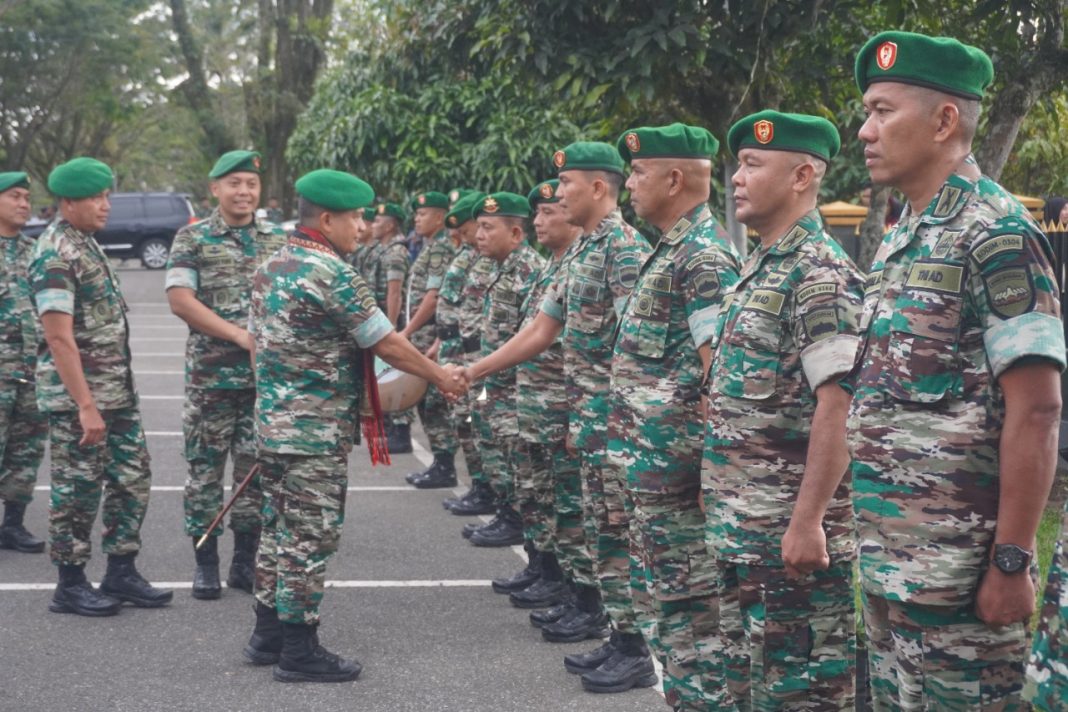 Cek Kesiapan Satuan Korem 032/Wbr, Pangdam I/BB Kunjungi Kodim 0304/Agam.