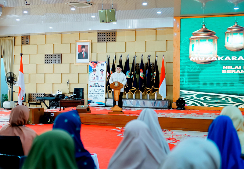 Kepala Dinas Pendidikan Sumut Asren Nasution membuka Muzakarah Pengembangan Kompetensi GPAI Sumut di Aula Tengku Rizal Nurdin, Jalan Jenderal Sudirman, Nomor 41 Medan.