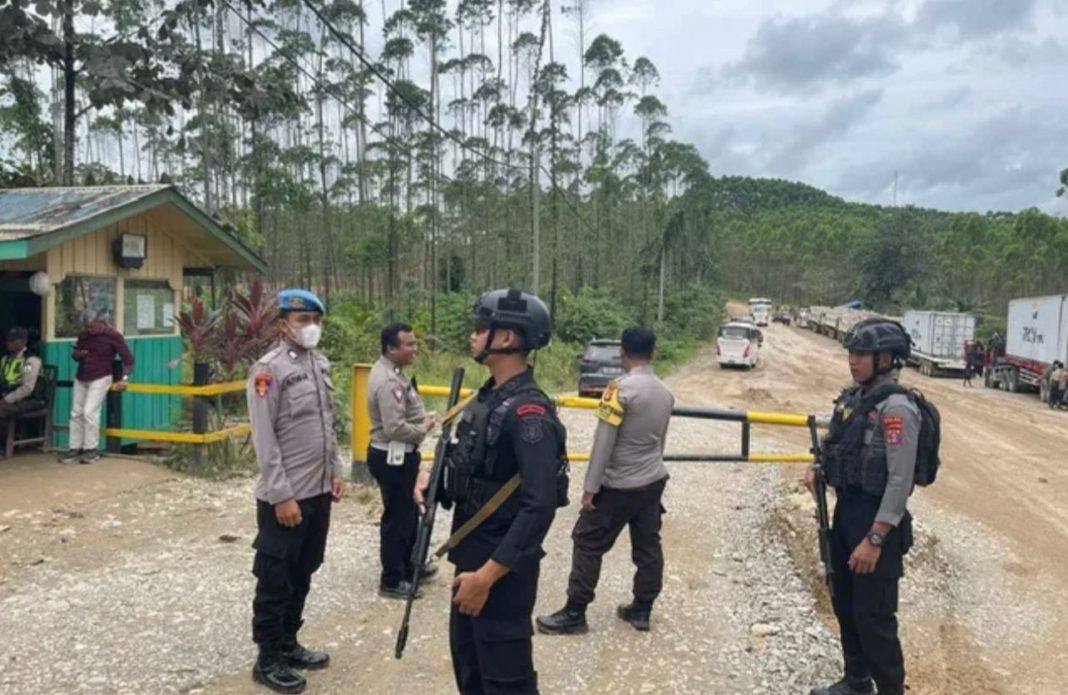 Satuan Tugas Operasional Nusantara Polda Kaltim melaksanakan patroli sambang kamtibmas serta pengamanan di beberapa titik penting di kawasan Ibu Kota Nusantara.