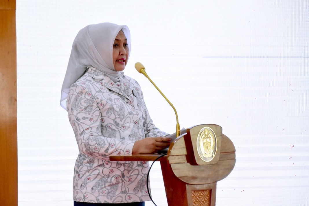 Ketua YKI Sumut Nawal Lubis menghadiri pelantikan pengurus YTI Cabang Medan periode 2023-2028 dan POPTI Cabang Medan Periode 2023-2026 yang diselenggarakan di Aula Tengku Rizal Nurdin, Rumah Dinas Gubernur Sumut, Jalan Jenderal Sudirman, Nomor 41 Medan.