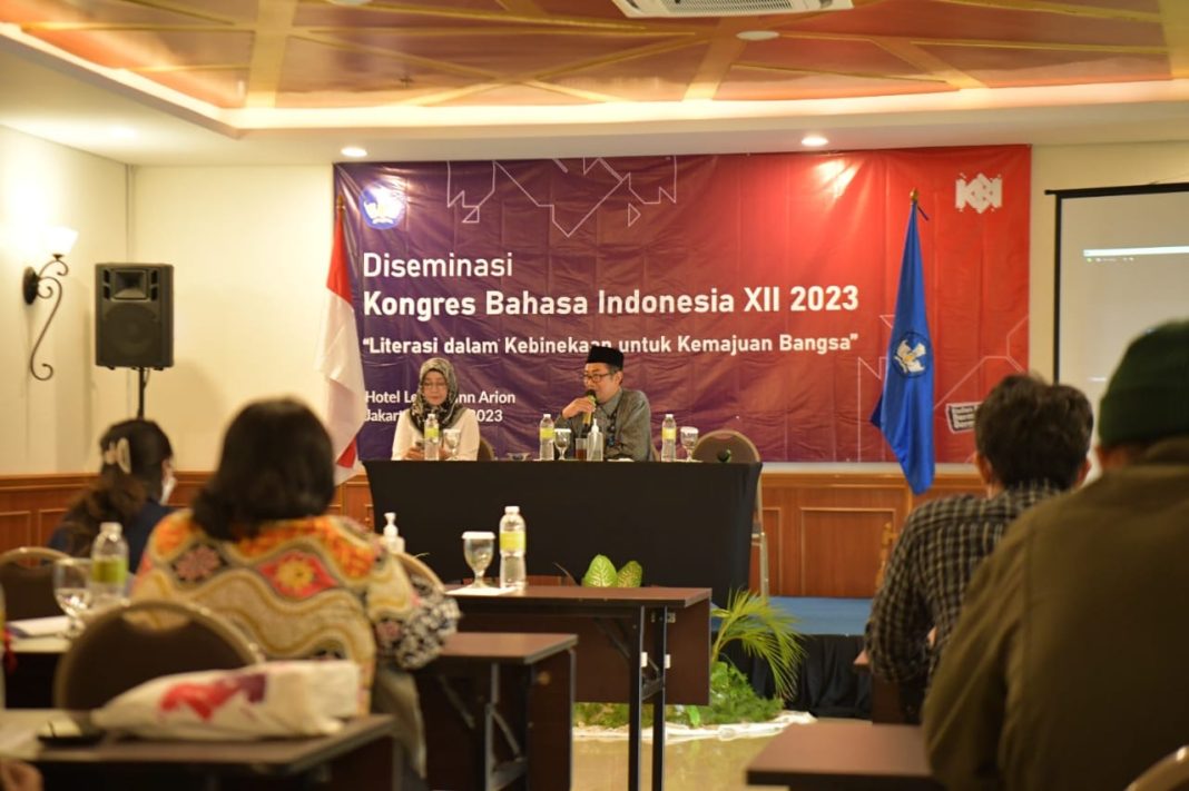 Acara Diseminasi KBI XII bersama perwakilan perguruan tinggi di Jakarta, Senin (15/5/2023). (Dok/Kemendikbudristek RI)