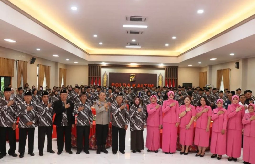 Silaturahmi bersama Keluarga Besar PP Polri Kaltim digelar di Gedung Mahakam Polda Kaltim, Rabu (24/5/2023).