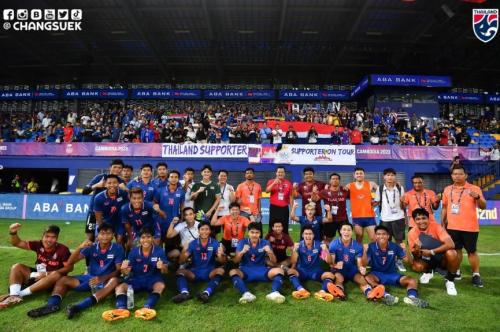 Timnas Thailand U-22 menang 4-1 atas Laos di SEA Games 2023.