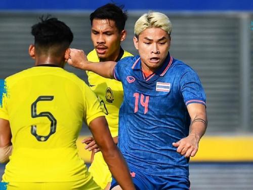 Timnas Thailand U-22 taklukkan Malaysia 2-0 di SEA Games 2023.