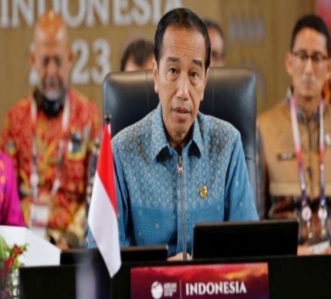 Presiden RI Jokowi di KTT ke-42 ASEAN, Labuan Bajo, Provinsi Nusa Tenggara Timur.