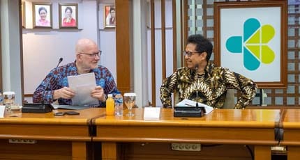 MoU antara Kemenkes dan BMGF tersebut telah ditandatangani di gedung Kemenkes, Jakarta, Kamis (8/6/2023). (Dok/Kemenkes RI)