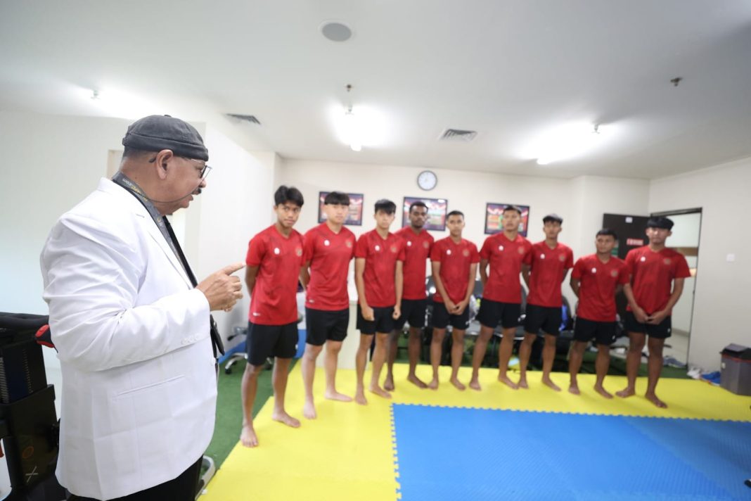 Tim U-17 Indonesia memulai seleksi pemusatan latihan dengan tes kesehatan di Medical Center PSSI, GBK Arena, Jakarta, Senin (10/7/2023). (Dok/PSSI)