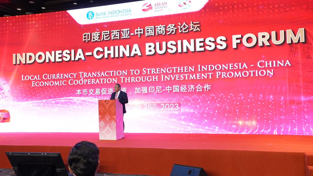 Indonesia-Tiongkok Business Forum di Beijing, Tiongkok, Selasa (26/9/2023). (Dok/BI)