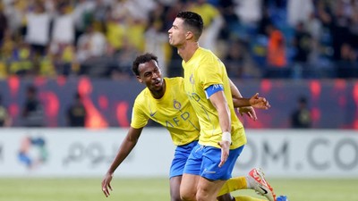 Cristiano Ronaldo jadi bintang kemenangan Al Nassr saat mengalahkan Al Duhail di Liga Champions Asia, Rabu (25/10/2023) dini hari WIB.