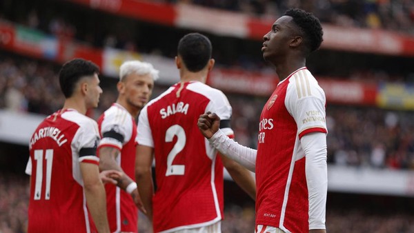 Arsenal menang 5-0 atas Sheffield United dalam lanjutan Premier League, Sabtu (28/10/2023) malam WIB.