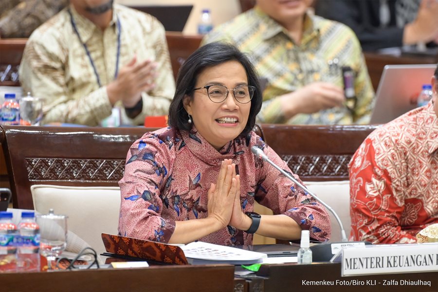 Rapat Kerja Komisi XI DPR dengan Menkeu RI Sri Mulyani Indrawati, Senin (2/10/2023). (Dok/Kemenkeu RI)