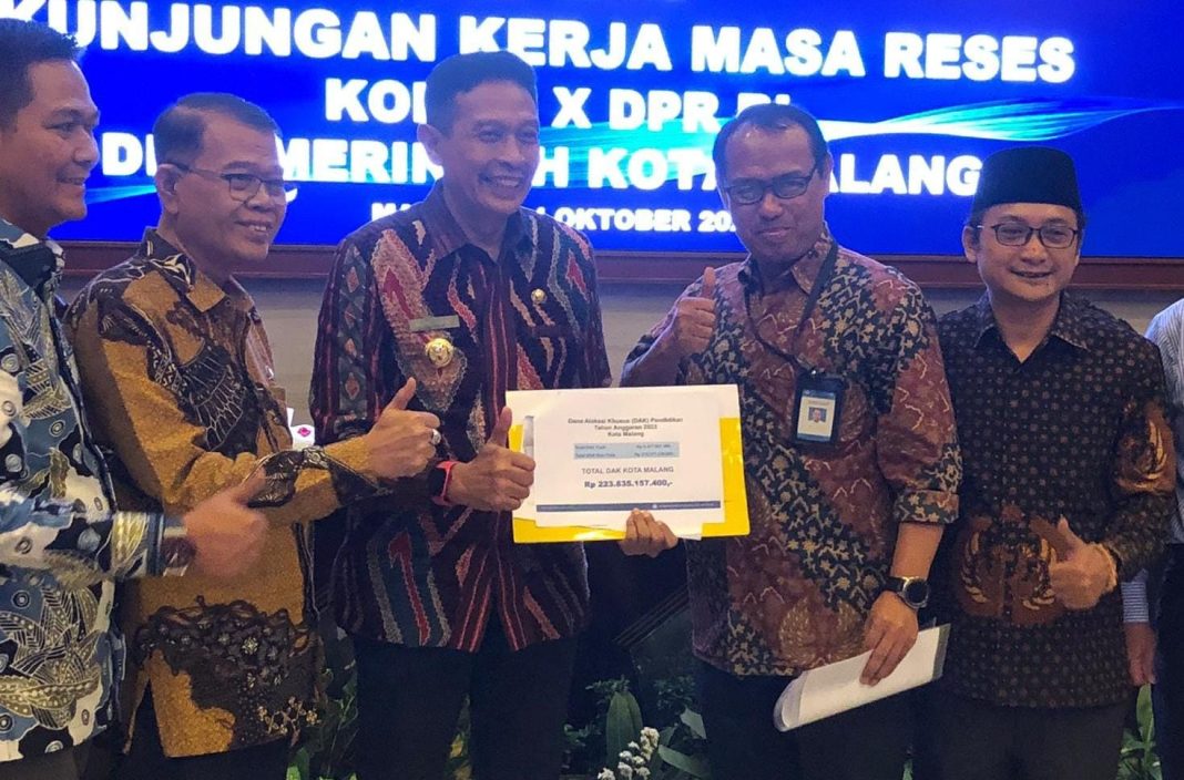 Kemendikbudristek RI mengalokasikan DAK sebesar Rp223,835 miliar untuk pembangunan pendidikan di Kota Malang pada Tahun Anggaran 2023, Rabu (5/10/2023). (Dok/Kemendikbudristek RI)