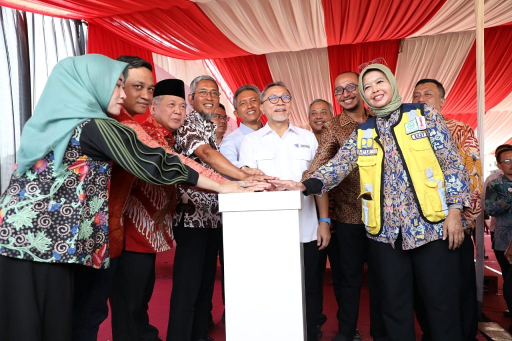 Pembangunan Pasar Banjarsari Kota Pekalongan resmi dimulai, Rabu (11/10/2023). (Dok/Kominfo Jawa Tengah)