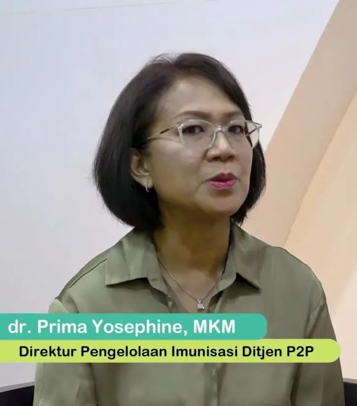 Direktur Pengelolaan Imunisasi dr Prima Yosephine MKM.