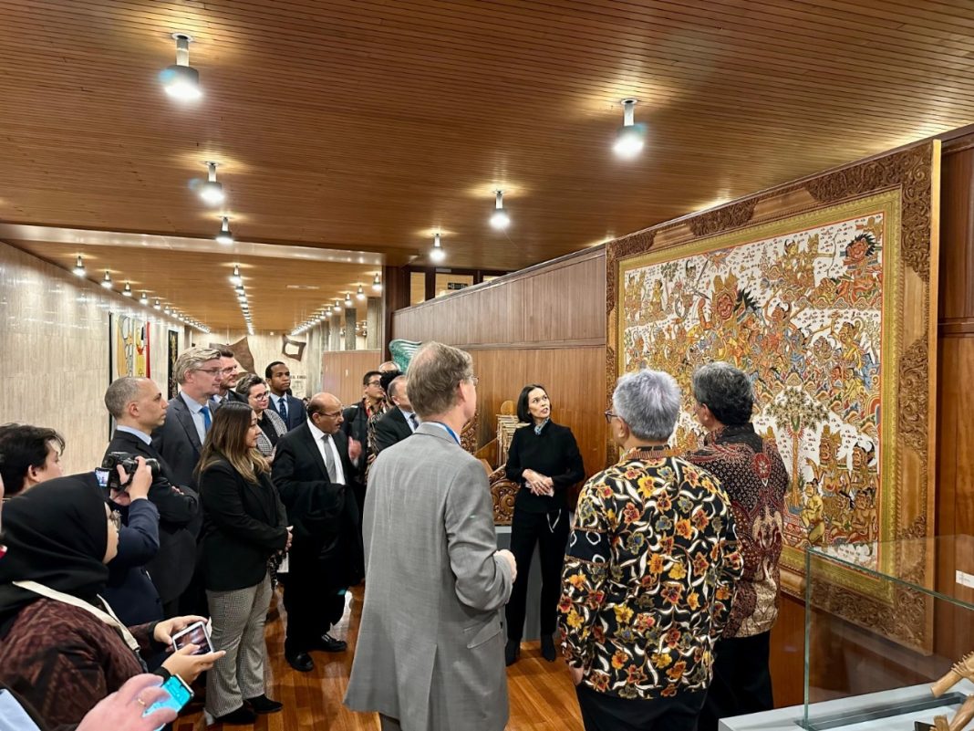 Jalan Nusantara atau the Archipelago Street, telah diresmikan di Markas Besar UNESCO di Paris, Prancis, Senin (13/11/2023). (Dok/Kemendikbudristek RI)