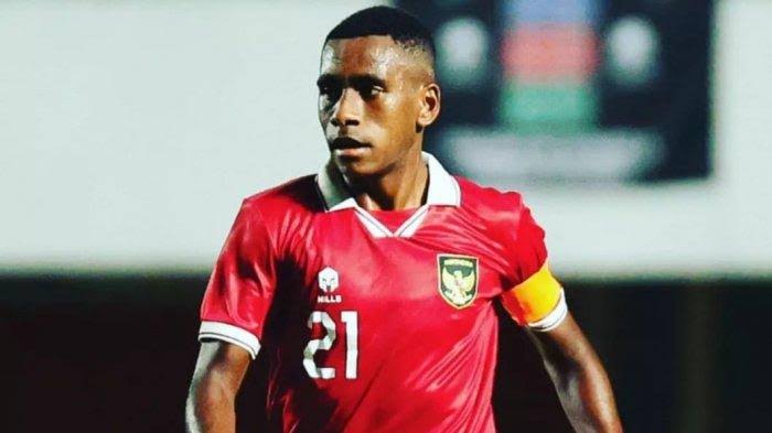 Kapten Tim U-17 Indonesia Muhammad Iqbal Gwijangge.