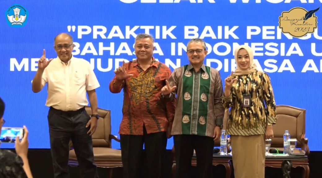 Balai Bahasa Provinsi Jawa Barat melaksanakan kegiatan Gebyar Bulan Bahasa (Menjalin Indonesia) dan Anugerah Bahasa dan Sastra Kawistara Tahun 2023, Senin (6/11/2023). (Dok/Kemendikbudristek RI)