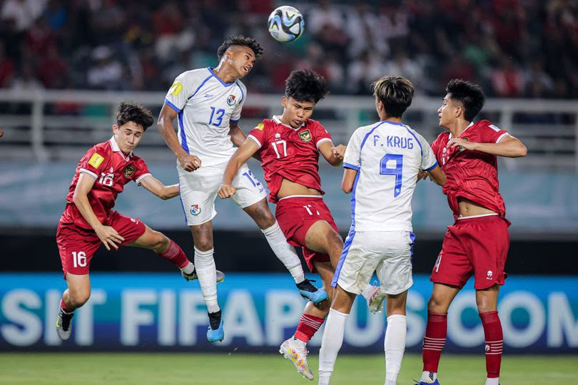 Duel Timnas Indonesia U-17 vs Panama U-17 di match day 2 Grup A Piala Dunia U-17 2023 di Stadion Gelora Bung Tomo, Surabaya, Senin (13/11/2023).