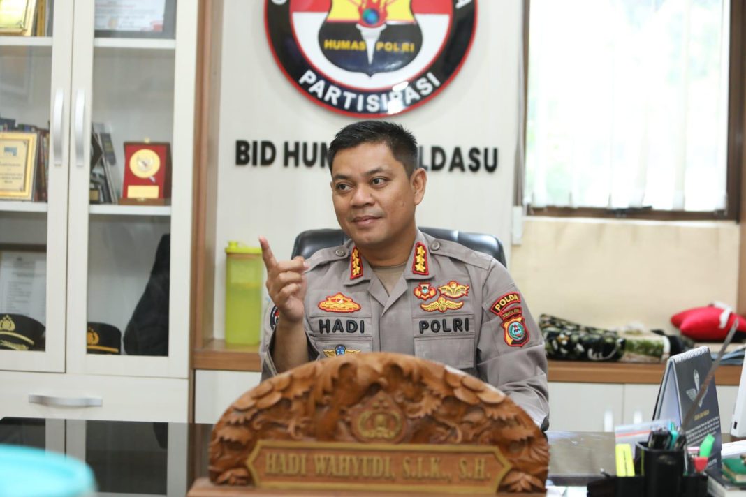 Kabid Humas Polda Sumut Kombes Pol Hadi Wahyudi.