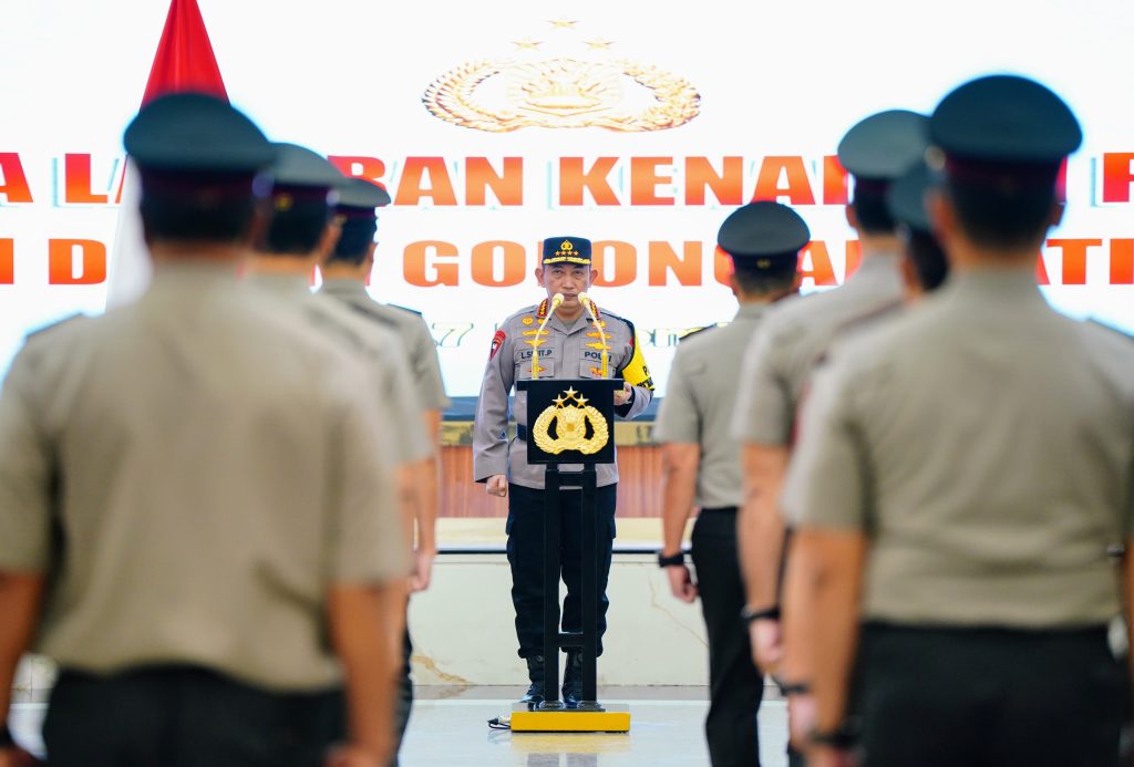 Kapolri Jenderal Polisi Listyo Sigit Prabowo menggelar upacara korps raport atau kenaikan pangkat setingkat lebih tinggi terhadap Pati Polri. (Dok/Humas Polri)