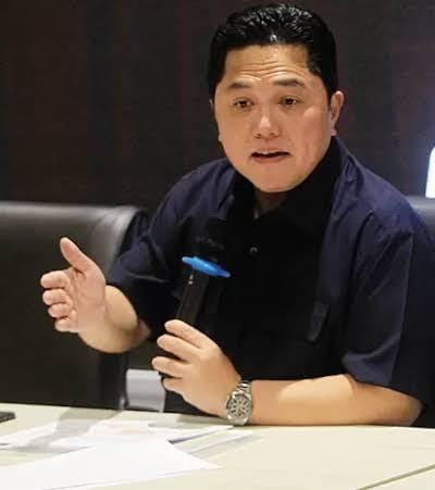 Ketua Umum PSSI Erick Thohir.