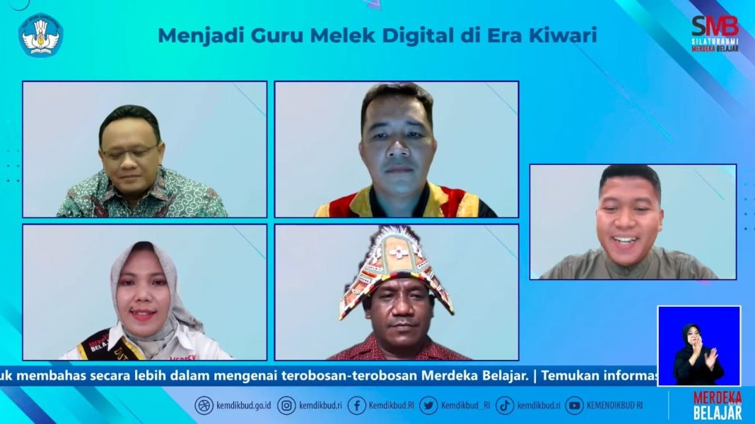 Webinar SMB berjudul “Menjadi Guru Melek Digital di Era Kiwari”, Kamis (16/11/2023). (Dok/Kemendikbudristek RI)