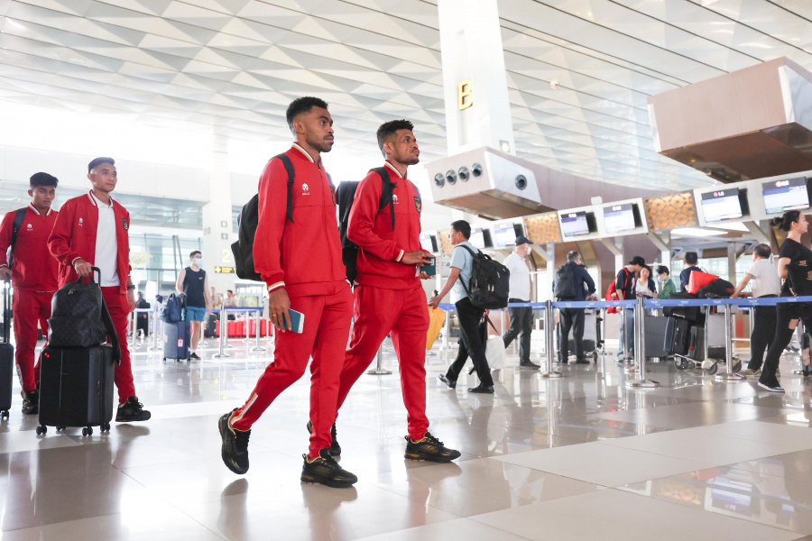 Timnas Indonesia berangkat ke Antalya, Turki, Rabu (20/12/2023) pagi. (Dok/PSSI)