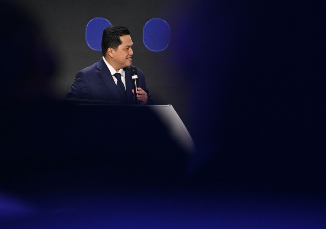 Ketua Umum PSSI Erick Thohir mendapatkan kesempatan untuk hadir dan menjadi pembicara di event FIFA Football Summit 2023, Kamis (21/12/2023). (Dok/PSSI)