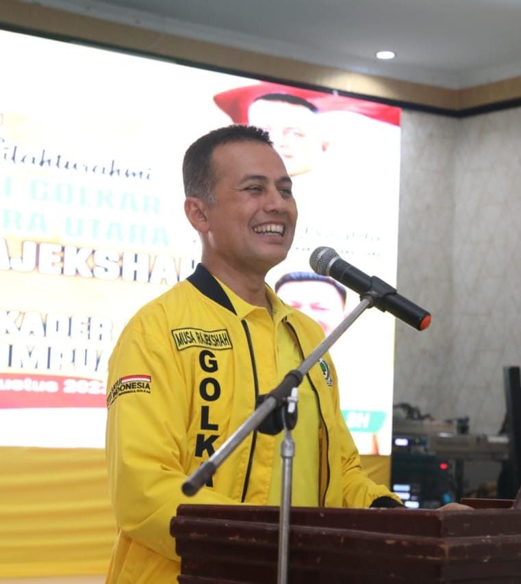 Ketua DPD Golkar Sumut Musa Rajekshah.