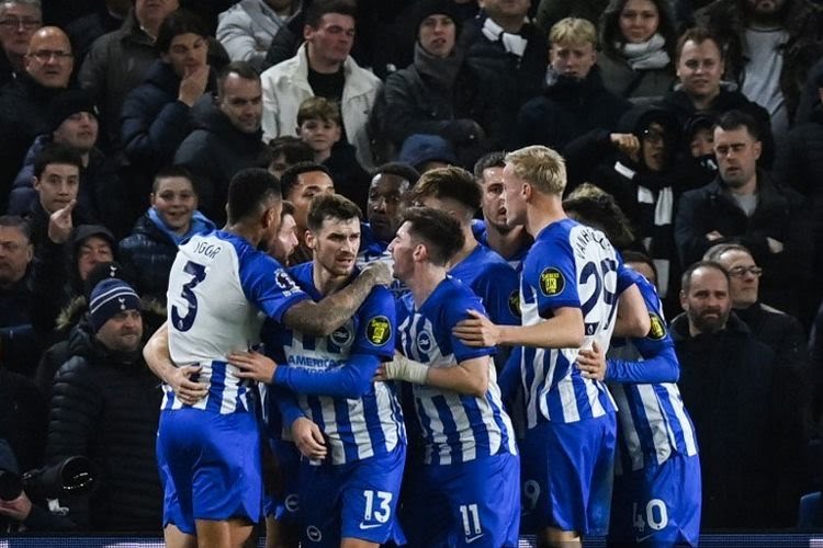 Hasil Brighton vs Tottenham di ajang Premier League pada Jumat dini hari WIB menghasilkan skor akhir 4-2.