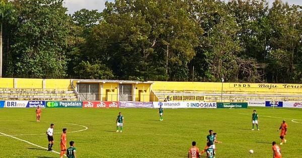 Laga PSMS Medan lawan Persiraja Banda Aceh, Sabtu (6/1/2024).