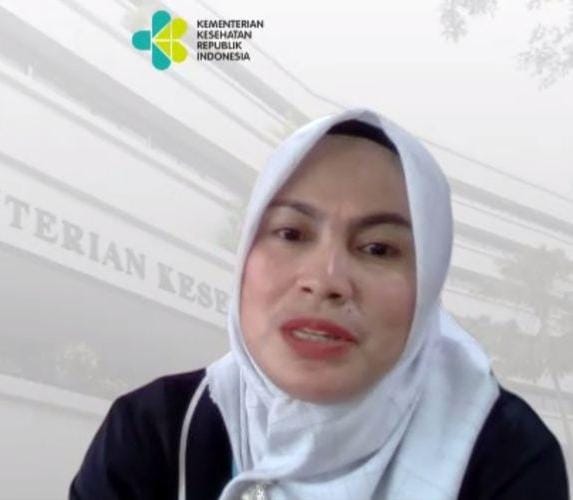 Direktur Pencegahan dan Pengendalian Penyakit Tidak Menular Kemenkes RI Dr Eva Susanti SKp MKes.