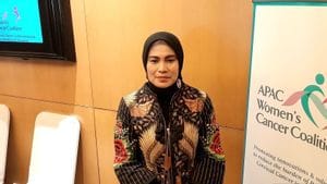 Direktur Pencegahan dan Pengendalian Penyakit Tidak Menular Kemenkes RI Dr Eva Susanti SKp MKes.