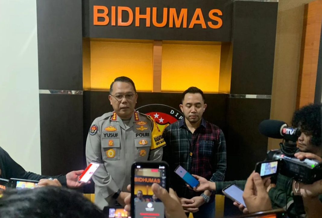 Kepala Bidang Humas Polda Kaltim Kombes Pol Yusuf Sutejo SIK MT saat press release di Balikpapan, Minggu (14/1/2024).