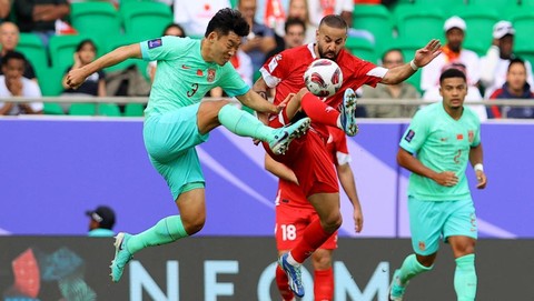 Matchday kedua Grup A Piala Asia mempertemukan Lebanon vs China. Duel berlangsung di Al Thumama Stadium, Rabu (17/1/2024) malam WIB.