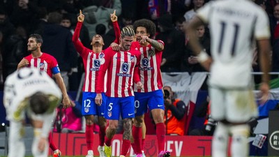 Atletico kalahkan Madrid 4-2, lolos ke perempat final Copa del Rey, Jumat (19/1/2024) dini hari WIB.