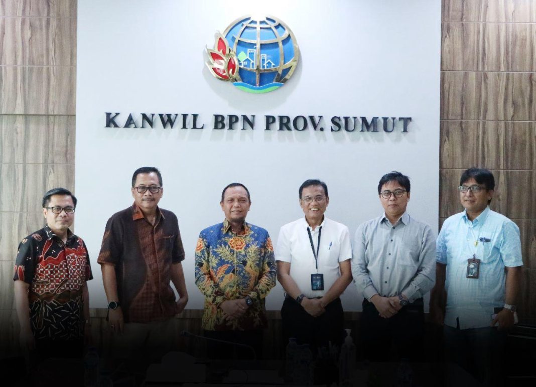 Pertemuan GM PLN dengan BPN Sumut.