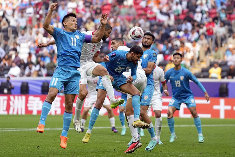 Duel Timnas Suriah vs Timnas India di pertandingan grup B Piala Asia 2023, Selasa (23/1/2024).