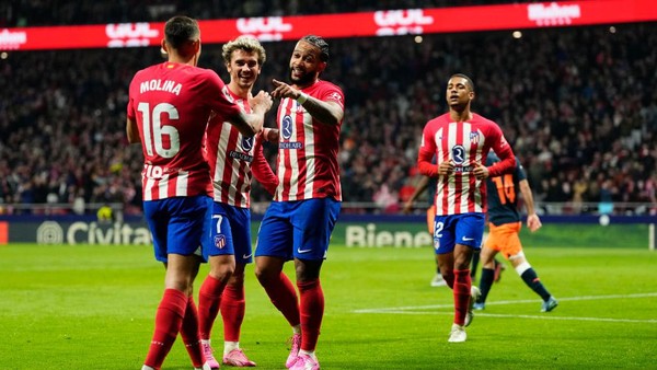 Atletico Madrid sukses membekuk tamunya Valencia dengan skor 2-0 di Civitas Metropolitano, Senin (29/1/2024) dini hari WIB.