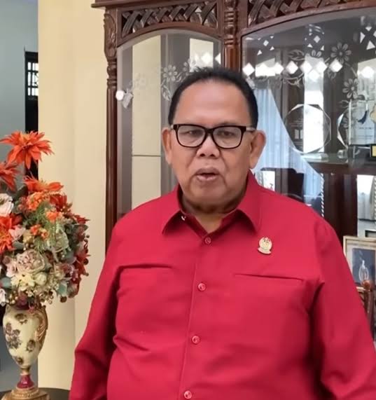 Ketua DPRD Sumut Drs Baskami Ginting semasa hidup.