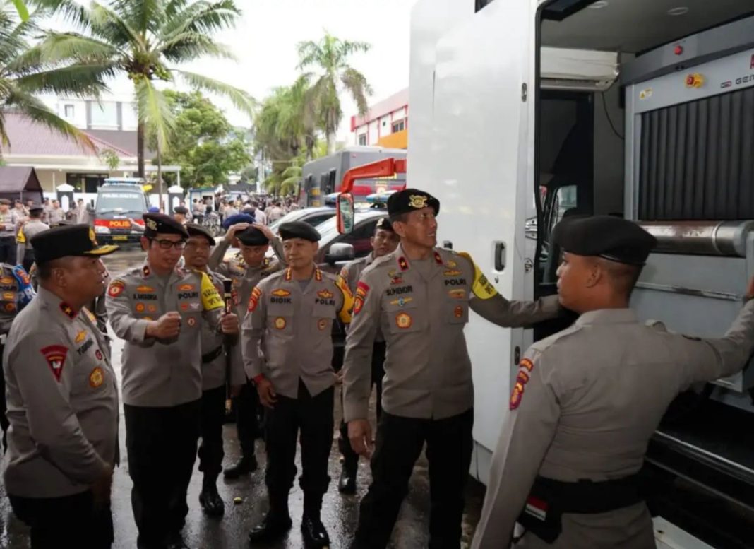 Baharkam Polri menggelar Asistensi Dan Supervisi Dalmas Nusantara di Polda Kaltim yang bertempat di lapangan Mako Direktorat Samapta Polda Kaltim, Balikpapan.