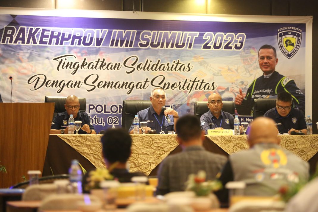 IMI Sumut menggelar rapat kerja provinsi di Le-Polonia Hotel Medan, Sabtu (2/3/2024). (Dok/IMI Sumut)