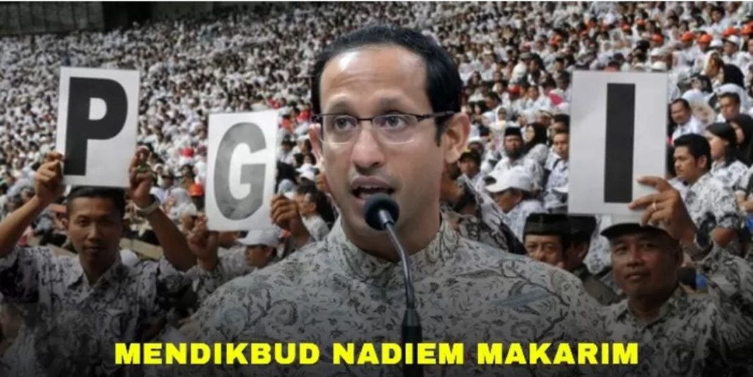 Mendikbudristek RI Nadiem Anwar Makarim.