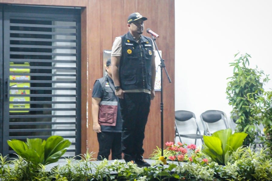 Tim gabungan Pemko Medan melakukan apel yang dipimpin langsung Wali Kota Medan Bobby Nasution, Selasa (12/3/2024). (Dok/Kominfo Medan)